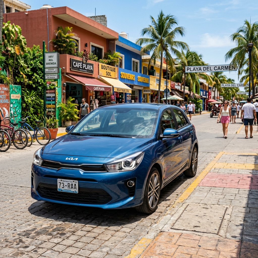 Kia Rio Azul